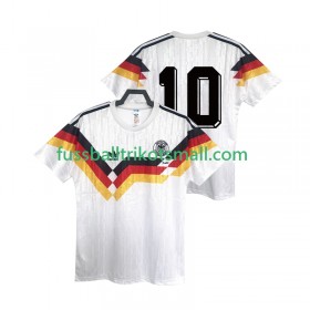 Fußballtrikots Deutschland 10 Retro 1990 Kurzarm Heimtrikotsatz kaufen